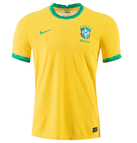 Player Version Brazil Home Kit Soccer Jersey 2020/21